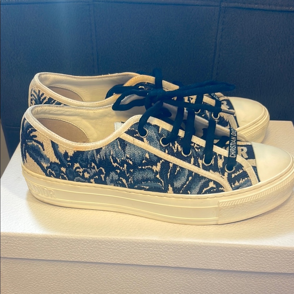 Christian Dior Black and White Sneakers - Picture 2 of 4